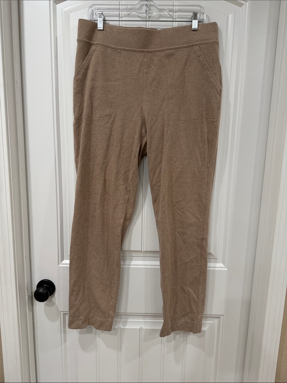 EUC Duluth Trading Co. Straight Leg Pants in Light Brown